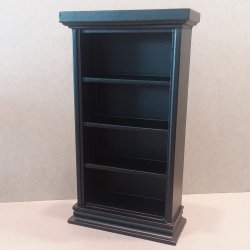 Black 4 Shelf Bookcase