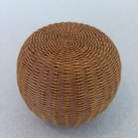"Wicker" Table Natural Finish