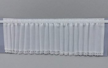 Bay Tier Curtain - White #2