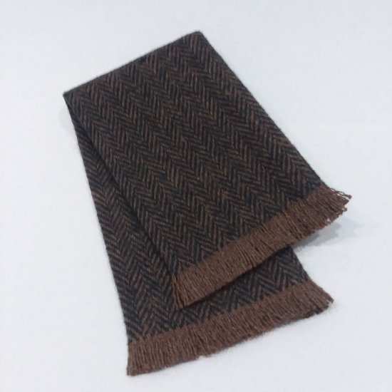 FT8-105 Chocolate Fringed Throw - Click Image to Close