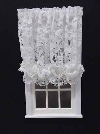 #102-Balloon Shade #L10 White Lace