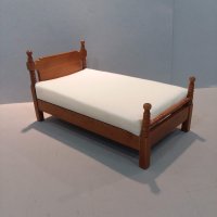 Traditional Single Bed - Walnut finish