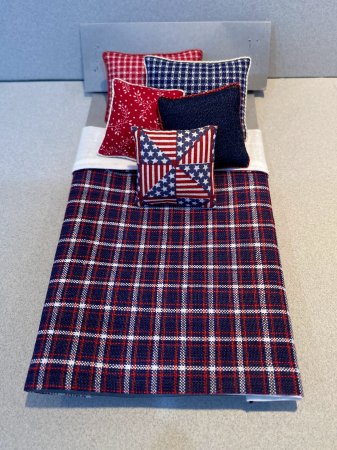 S-430 Navy/Red Plaid