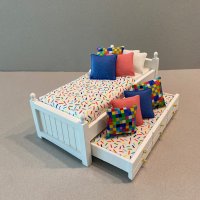White Trundle-Pick Up Sticks, Bright colors