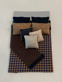 D-283 Coffee/Black Plaid