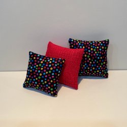 PS-301 Multi color Dots/Black, Red