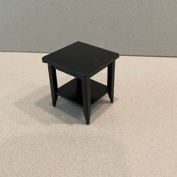 Black Modern End Table